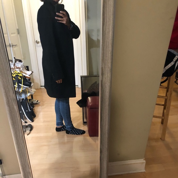 Ted Baker Black Peacoat Sz Small - Picture 8 of 8